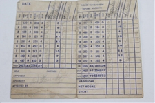 1942 Red Cross Open Championship at Wykagyl Country Club Used Scorecard