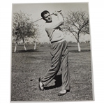 Jimmy Demaret Signed & Inscribed Merchants Photo Service Photo to Rod Munday JSA ALOA