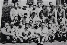 1946 Pro-Amateur Aiken S.C. Tournament Field 'Freudy Photos' Photo with Golf Legends - Rod Munday Collection