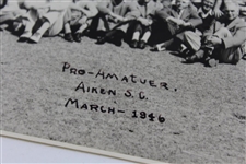 1946 Pro-Amateur Aiken S.C. Tournament Field 'Freudy Photos' Photo with Golf Legends - Rod Munday Collection