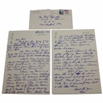 Gene Sarazen Signed 1978 Handwritten Letter to Rod Munday - Rod Munday Collection JSA ALOA