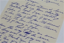 Gene Sarazen Signed 1978 Handwritten Letter to Rod Munday - Rod Munday Collection JSA ALOA