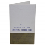 1952 PGA Washington Post National Celebrities Honor Roll Banquet - Rod Munday Collection