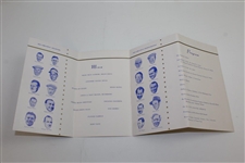 1952 PGA Washington Post National Celebrities Honor Roll Banquet - Rod Munday Collection