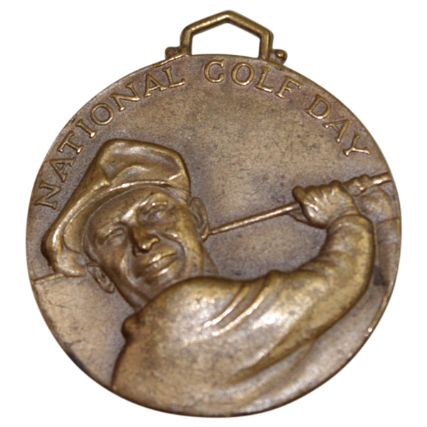 1952 LIFE-PGA "I Beat Ben Hogan" May 31, 1952 National Golf Day Medal - Rod Munday Collection