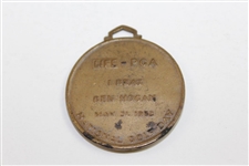 1952 LIFE-PGA I Beat Ben Hogan May 31, 1952 National Golf Day Medal - Rod Munday Collection