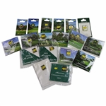 Complete Set 2001-2018 Masters Tournament Commemorative Pins (18)
