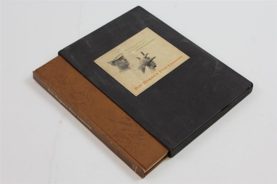 1957 'Ben Hogan's Five Lessons' Deluxe First Edition Book in Slip Case