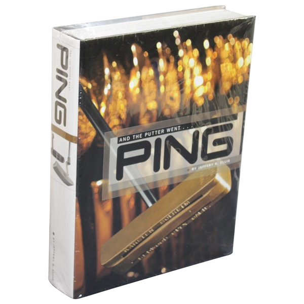 'And the Putter Went PING' Deluxe Book by Jeff Ellis in Publishers Wrap - 8lbs!