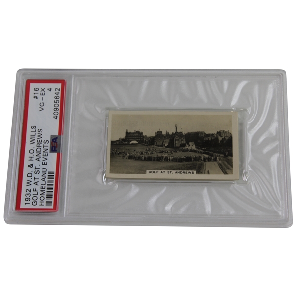 1932 W.D. & H.O. Golf at St. Andrews Homeland Events Slabbed & Graded PSA VG-EX 4