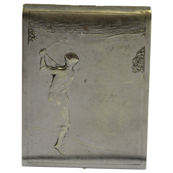 Circa 1920's Silver Plated Cigarette Case