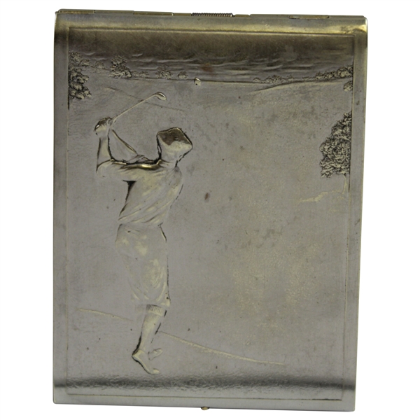 Circa 1920s Silver Plated Cigarette Case