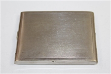 Circa 1920's Silver Plated Cigarette Case
