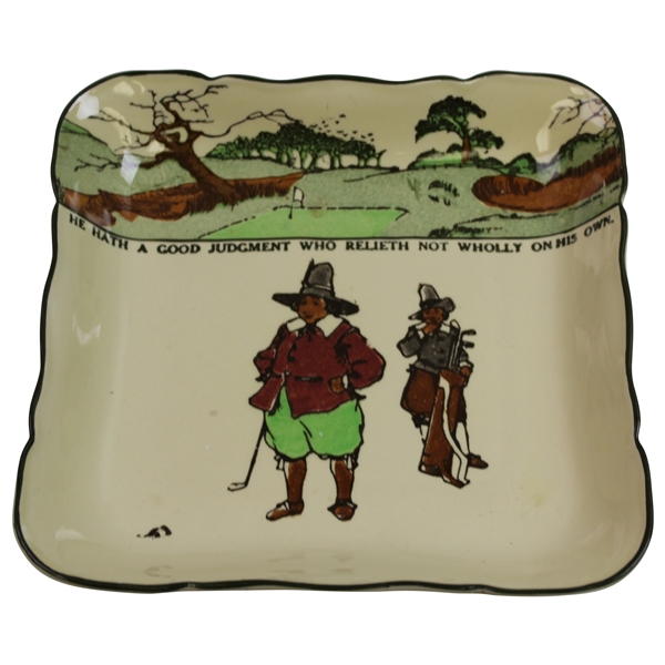 Royal Doulton Series Ware He Hath A Good Judgment.....Wholly On His Own Plate/Bowl