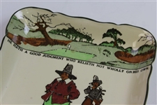Royal Doulton Series Ware 'He Hath A Good Judgment.....Wholly On His Own' Plate/Bowl