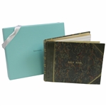 Tiffany & Co. Leather Bound Golf Book in Original Tiffany Box