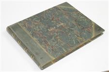 Tiffany & Co. Leather Bound 'Golf Book' in Original Tiffany Box