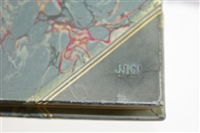 Tiffany & Co. Leather Bound 'Golf Book' in Original Tiffany Box