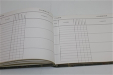 Tiffany & Co. Leather Bound 'Golf Book' in Original Tiffany Box