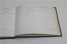 Tiffany & Co. Leather Bound 'Golf Book' in Original Tiffany Box