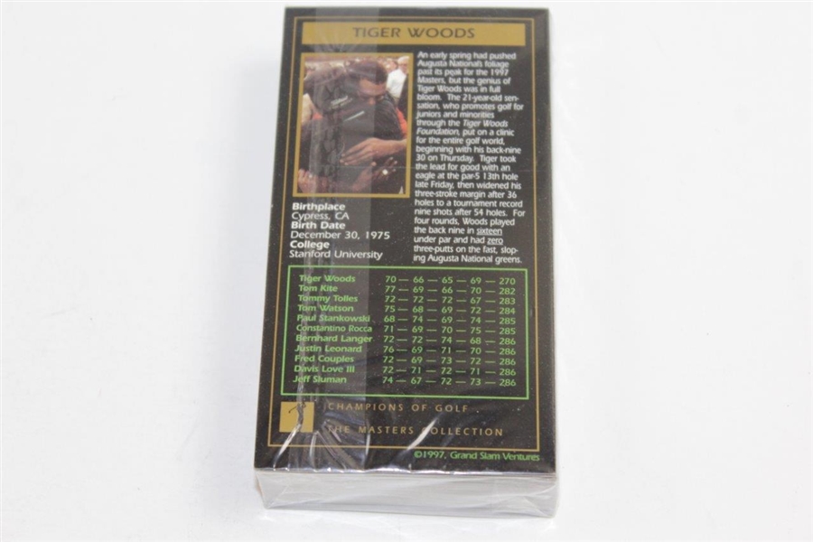 1997 Champions of Golf The Masters Collection Full Set of Golf Cards with Tiger Rookie - Sealed
