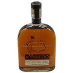 Masters Tournament Etched Woodford Reserve Bourbon Whiskey in Masters Cedar Wood Box