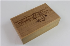 Masters Tournament Etched Woodford Reserve Bourbon Whiskey in Masters Cedar Wood Box