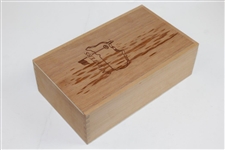 Masters Tournament Etched Woodford Reserve Bourbon Whiskey in Masters Cedar Wood Box