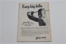 Rights and Wrongs of Golf by Bobby Jones Published by A.G. Spalding & Bros, Inc.