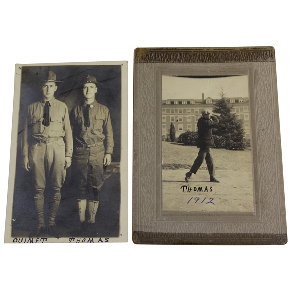 Francis Ouimet with Ralph Thomas (Wayland, MA Pro) Sandy Burr C.C. Photo with Additional Photo