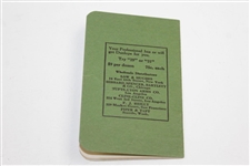 1915 Penalties on the Links 7pg Booklet with Dunlop Golf Ball Advertising Cover