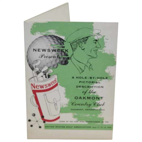 1953 Newsweek Hole-by-Hole Pictorial Description of the Oakmont Country Club
