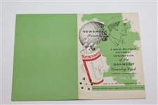 1953 Newsweek Hole-by-Hole Pictorial Description of the Oakmont Country Club