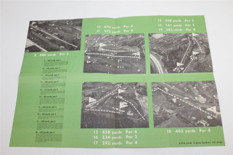 1953 Newsweek Hole-by-Hole Pictorial Description of the Oakmont Country Club