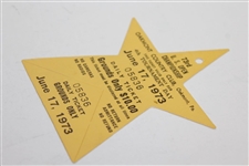 1973 US Open at Oakmont CC #05836 4th Rd Ticket - Johnny Miller Shoots 63!