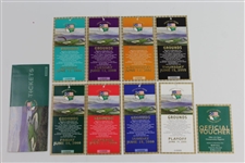 Complete Seven (7) Ticket Set to 2000 US Open at Pebble Beach - Tiger Woods Winner