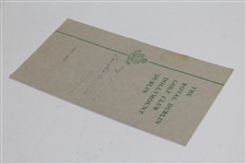 1885-1963 The Royal Dublin Golf Club Dollymount Dublin Booklet with Course Layout Map