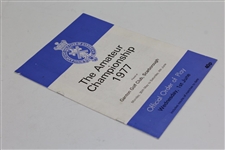1977 The Amateur Championship at Ganton Golf Club Wednesday Program