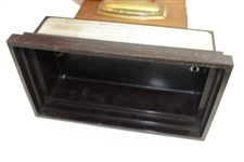 1940 Chicago Wholesale Liquor Assn. Golf Low Net Clock Trophy on Plinth - Unique