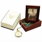 Byron Nelson Ltd Ed Gold Eleven Straight Pocket Watch w/ Signed Box JSA ALOA