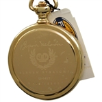 Byron Nelson Ltd Ed Gold 'Eleven Straight' Pocket Watch w/ Signed Box JSA ALOA