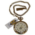 Byron Nelson Ltd Ed Gold 'Eleven Straight' Pocket Watch w/ Signed Box JSA ALOA