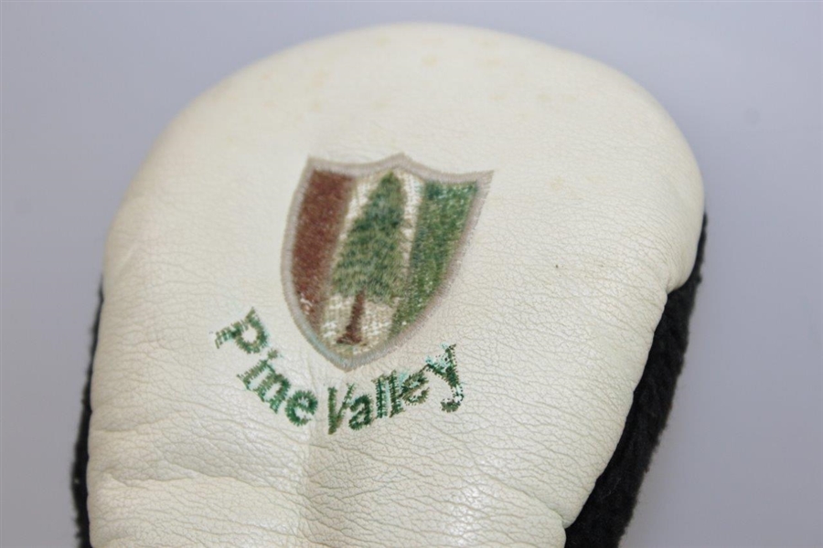 Classic Pine Valley Golf Club Leather/Fur Hybrid Golf Club Head Cover