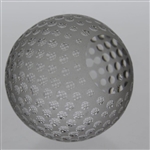 Tiffany & Co Luxury Leaded Crystal Art Glass Golf Ball Paperweight
