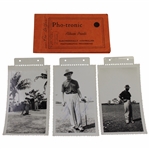 Three (3) Original Photos of Sam Snead in St. Pete in 1950 - One Signed JSA ALOA
