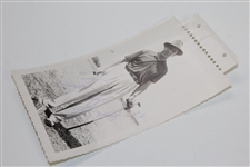 Three (3) Original Photos of Sam Snead in St. Pete in 1950 - One Signed JSA ALOA