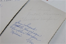 Three (3) Original Photos of Sam Snead in St. Pete in 1950 - One Signed JSA ALOA