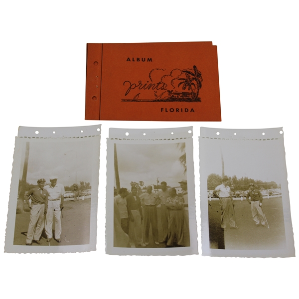 Yogi Berra, Phil Rizzuto, Jimmy Dykes, & others Original Golf Photos - Miami 1952