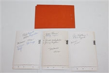 Yogi Berra, Phil Rizzuto, Jimmy Dykes, & others Original Golf Photos - Miami 1952
