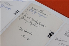 Yogi Berra, Phil Rizzuto, Jimmy Dykes, & others Original Golf Photos - Miami 1952
